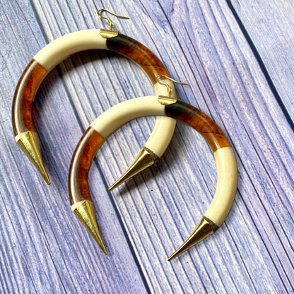 Bone Empress Earth Earrings | SwansNature