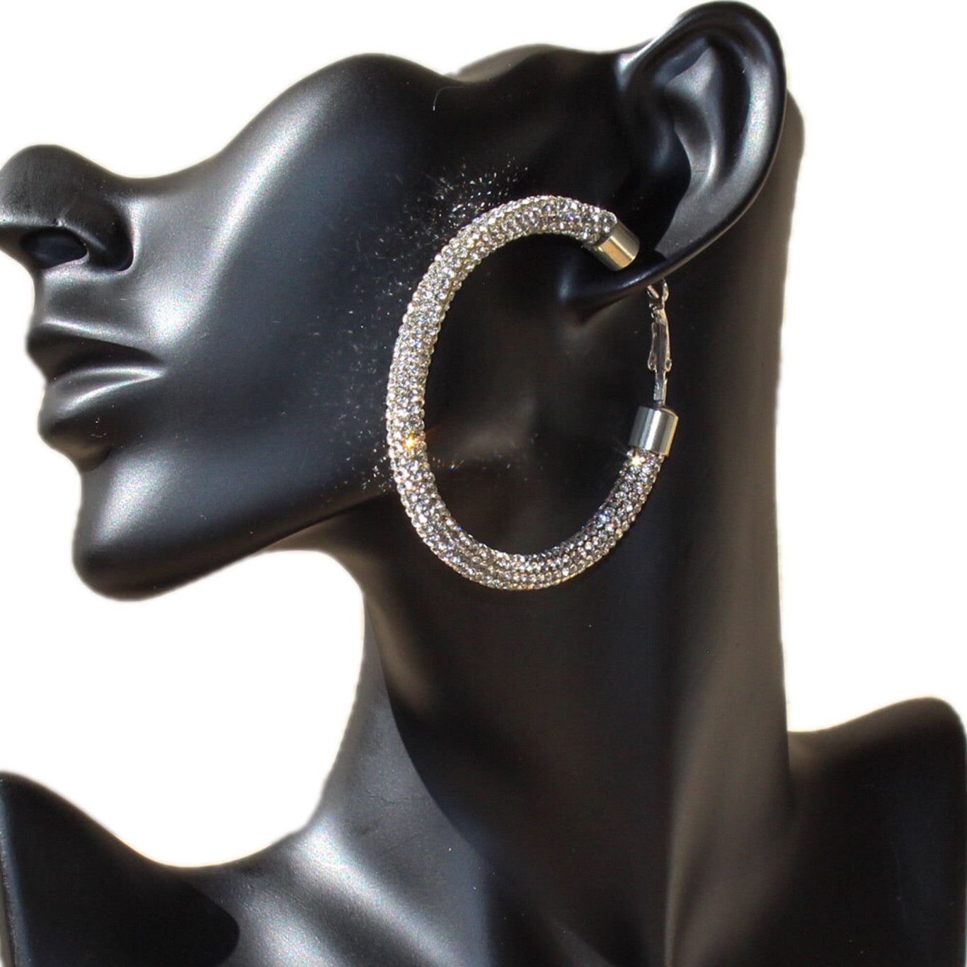 Stardust Platinum Hoops | SwansNature