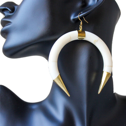 Bone Empress Earrings | SwansNature