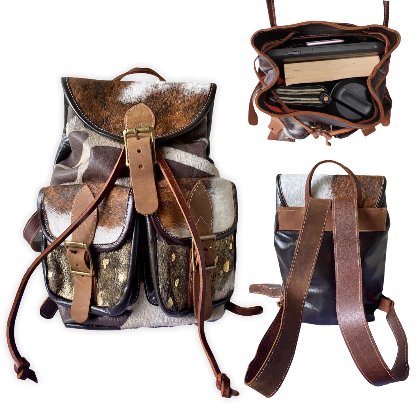 Exotic Lux Leather Backpack Small