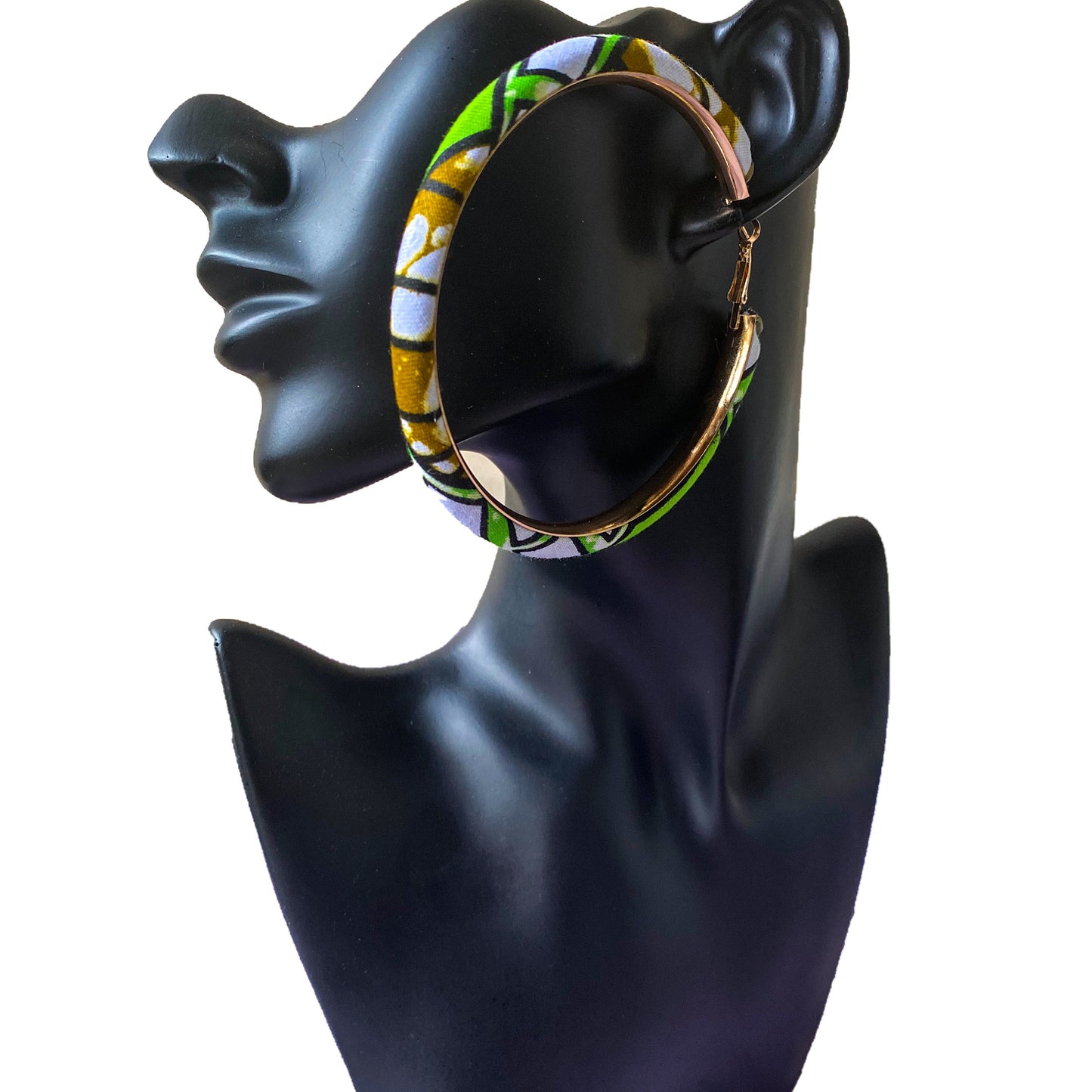 Kente Princess Hoops