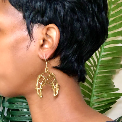 Crescent Empress Earrings | SwansNature