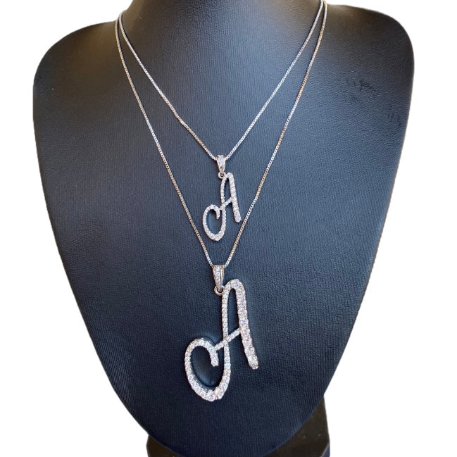 Glam Letter Initial Necklace | SwansNature
