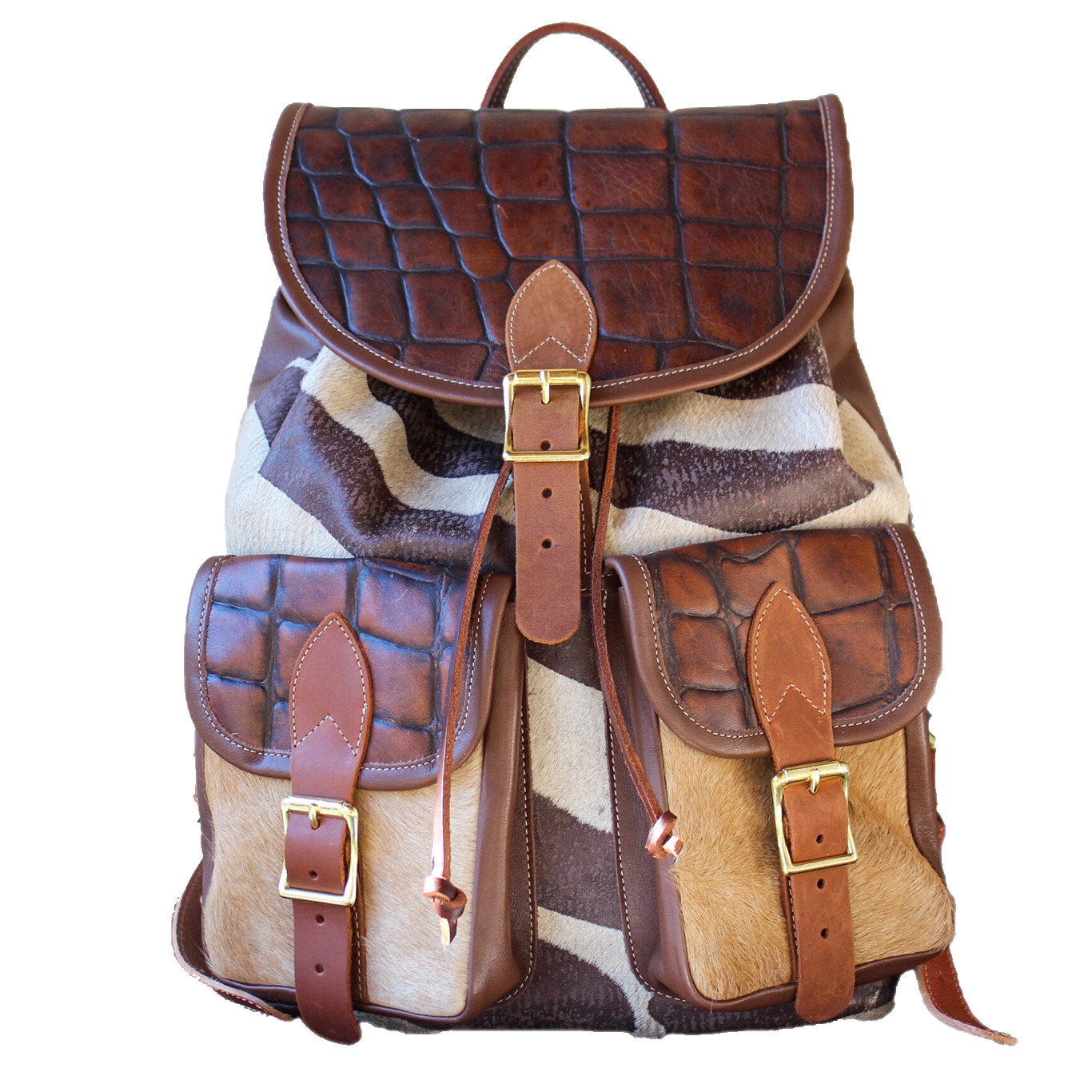 Exotic Lux Leather Backpack