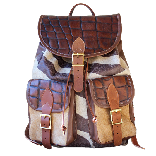 Exotic Lux Leather Backpack