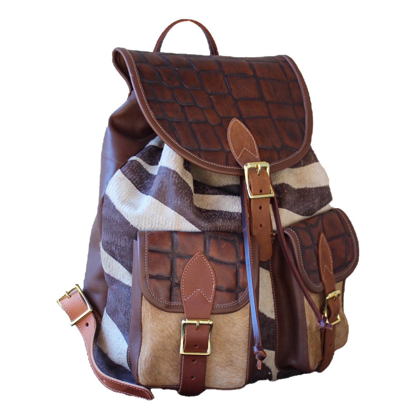 Exotic Lux Leather Backpack