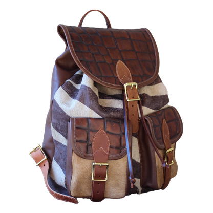 Exotic Lux Leather Backpack