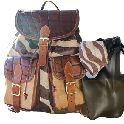 Exotic Lux Leather Backpack