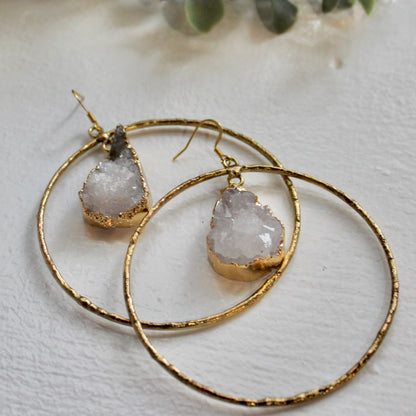 Quartz Empress Earrings