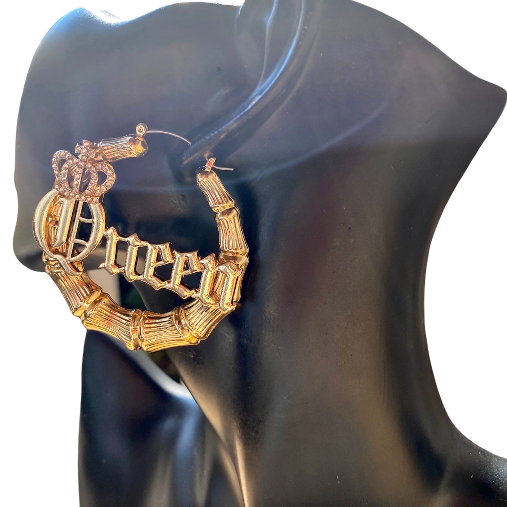 Around The Way "Queen" Earrings
