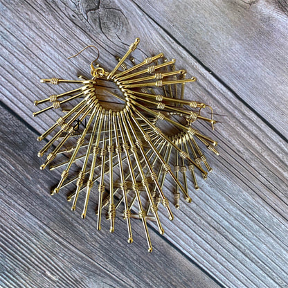 Sunburst Empress Earrings | SwansNature