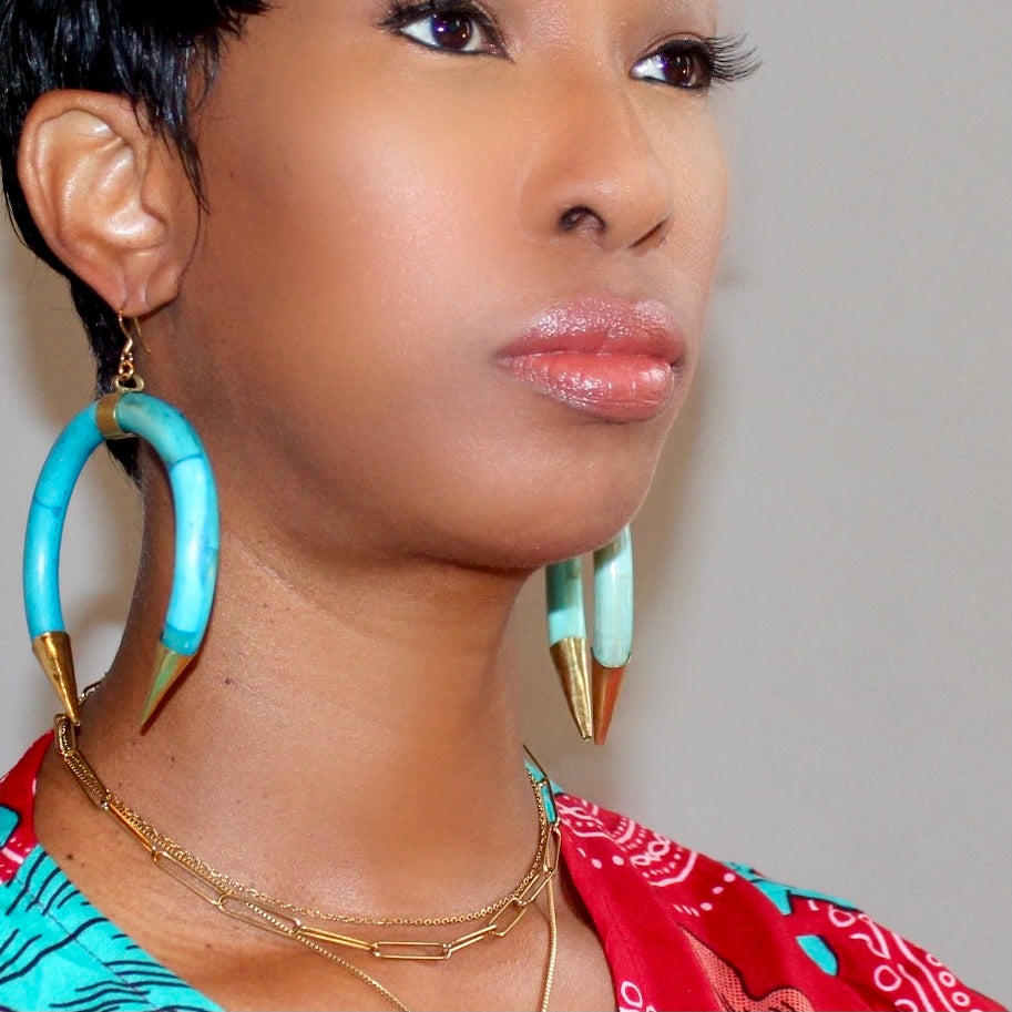 Bone Empress Sea Earrings | SwansNature