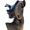 Classic Glam Hoop - Hematite