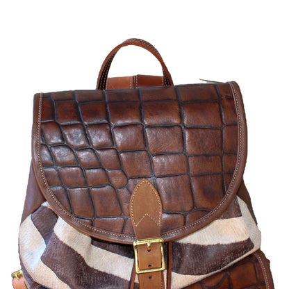 Exotic Lux Leather Backpack