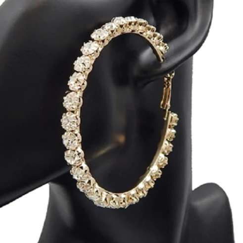 Classic Glam Hoop - Gold