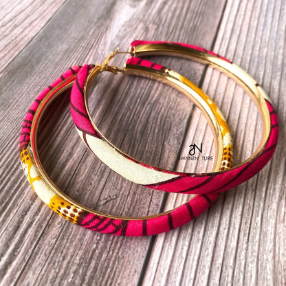 Kente Princess Hoops